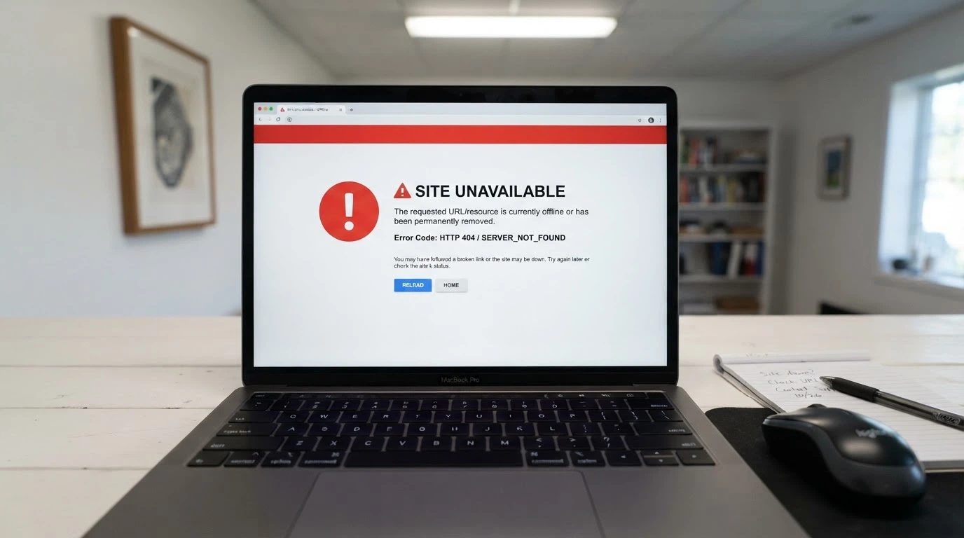 A screen displaying an ACMA website-blocking notice or the ACMA logo on an official page