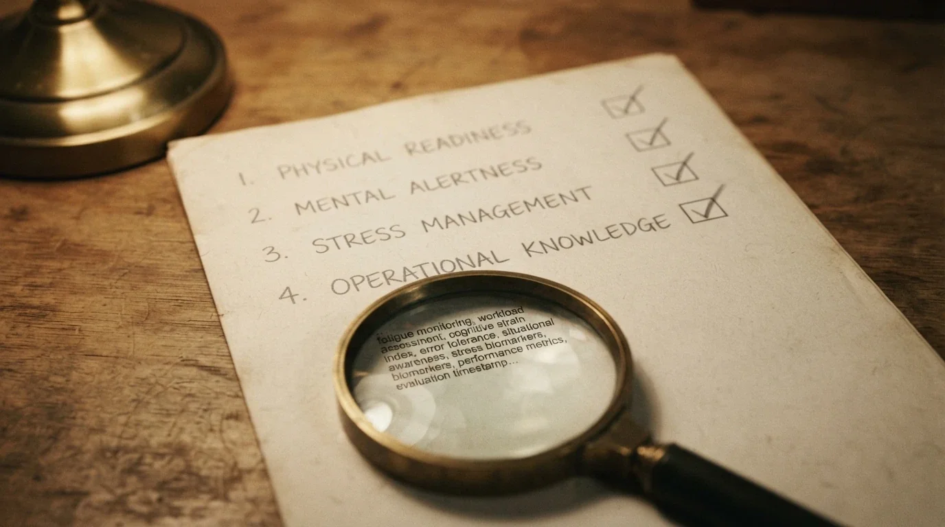 A checklist or scorecard layout with criteria headings and a magnifying glass over a casino terms page