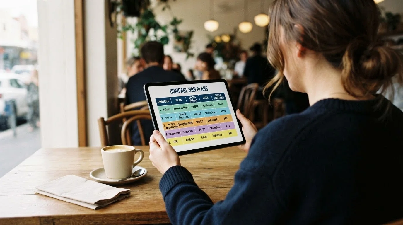 A comparison table layout showing operator names, bonus types and wagering figures side by side