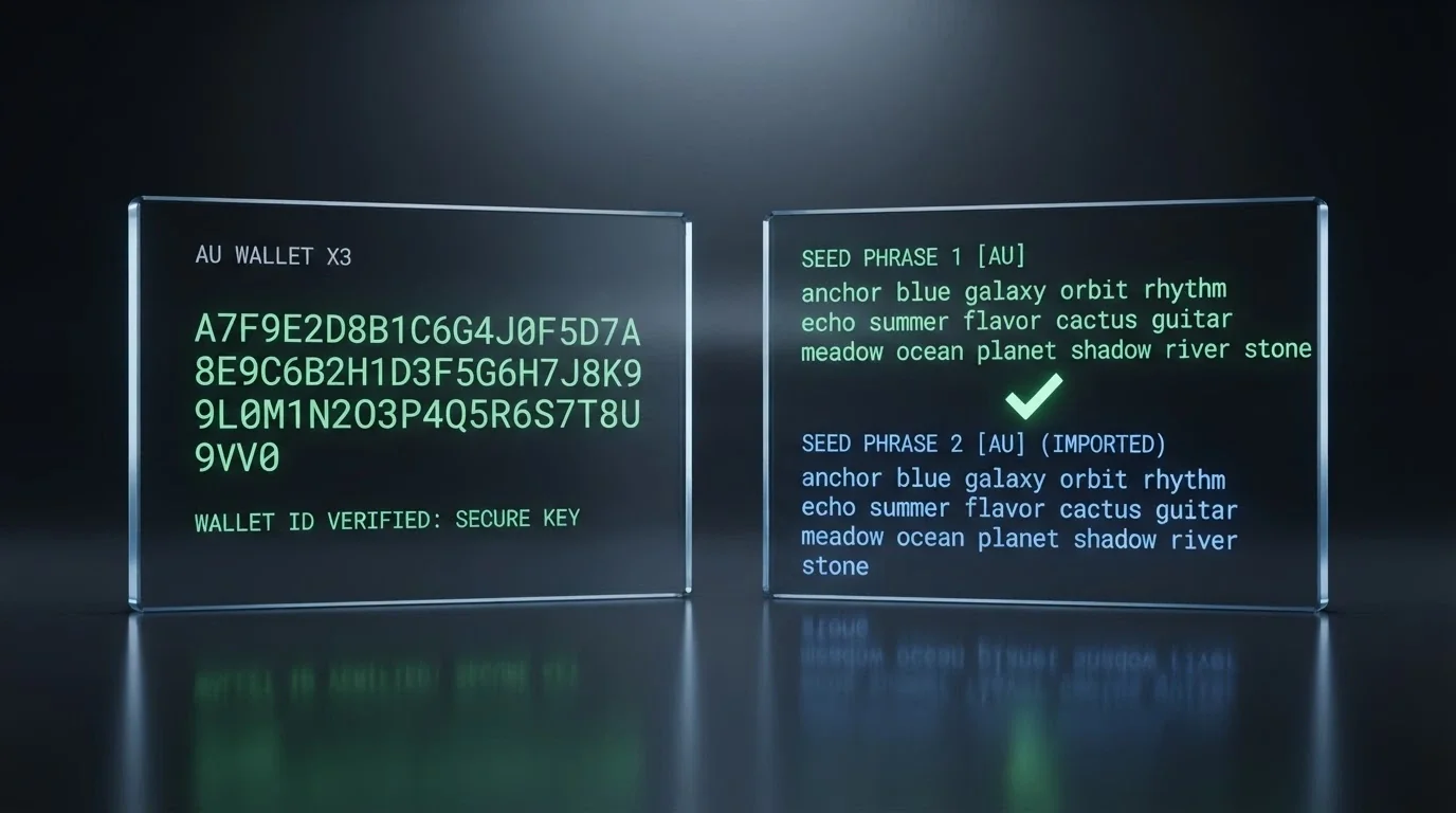 A split-screen diagram showing a hashed server seed published before a game round on the left-hand panel and the revealed seed after the round on the right, with a green checkmark indicating a verified match